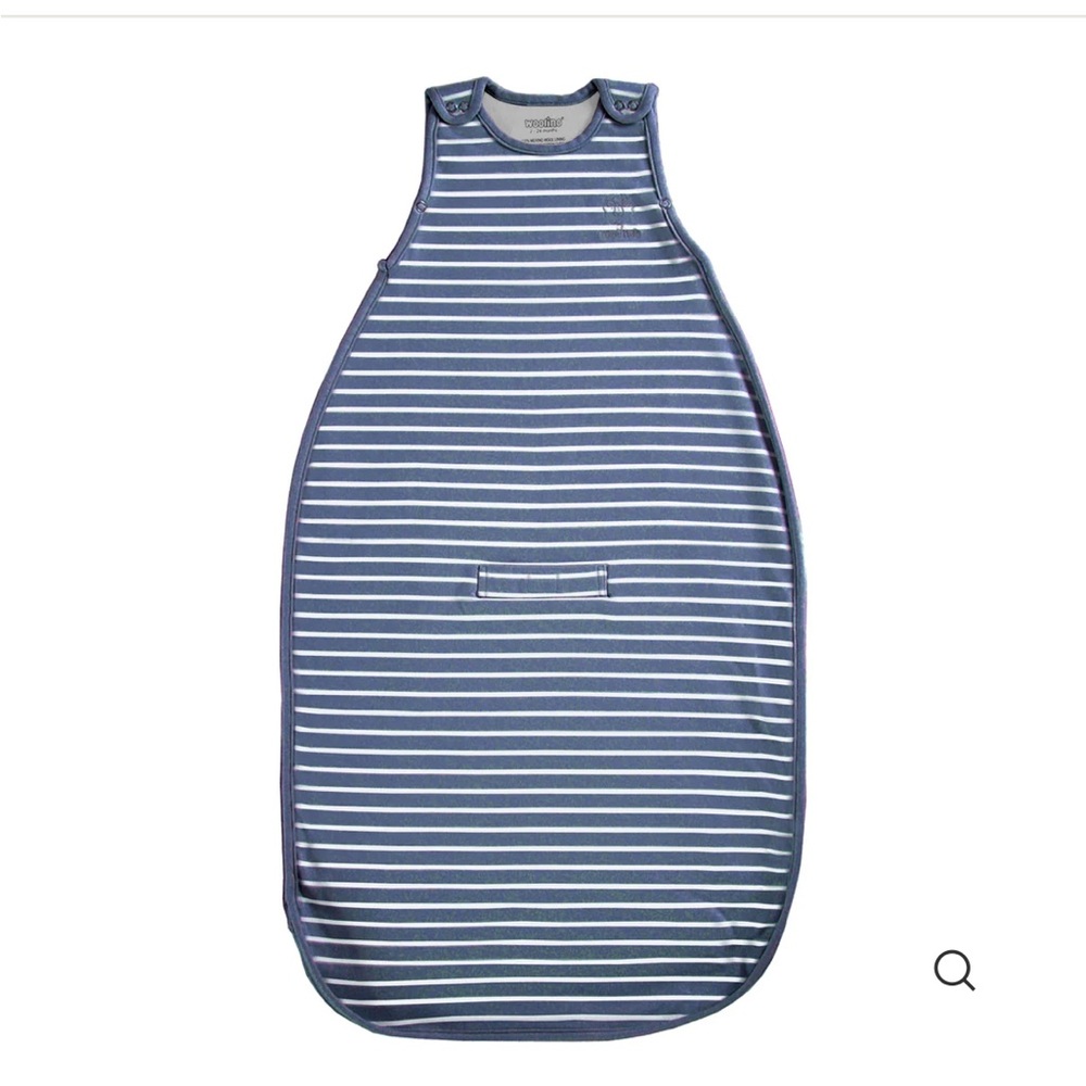 Woolino Baby Sleep Sack - Navy Stripe 2-24 months